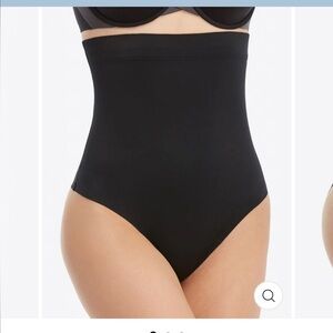 (NWT) SPANX Black High-Waisted Shaping Briefs